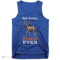 Best Buckin Dad Ever Gift Deer Hunting Funny Tank Top thumb 0