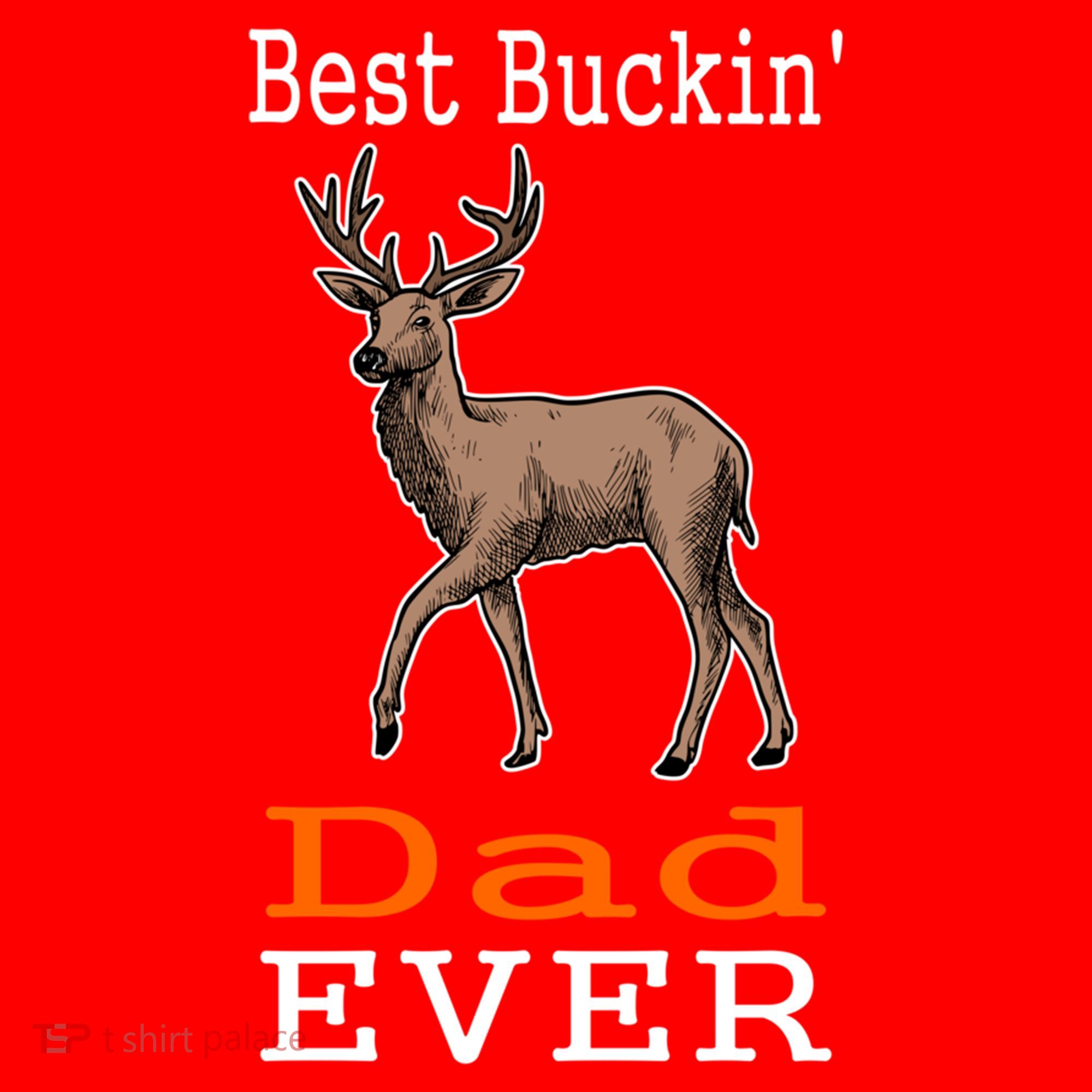 Best Buckin Dad Ever Gift Deer Hunting Funny Santa Hat