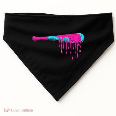 Baseball Bat Drip USA-Made Doggie Bandana