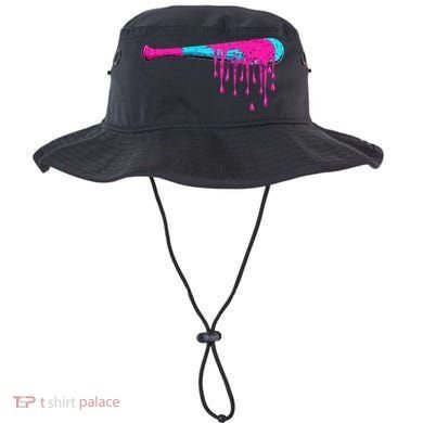Baseball Bat Drip Bucket Hat
