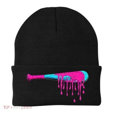 Baseball Bat Drip Beanie