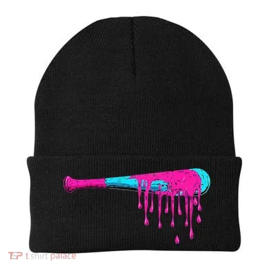 Baseball Bat Drip Beanie
