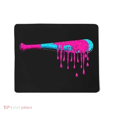 Baseball Bat Drip Mousepad