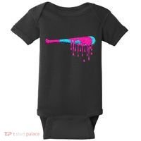 Baseball Bat Drip Baby Bodysuit thumb 0