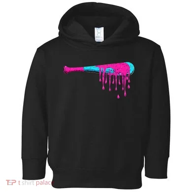 Baseball Bat Drip Toddler Hoodie