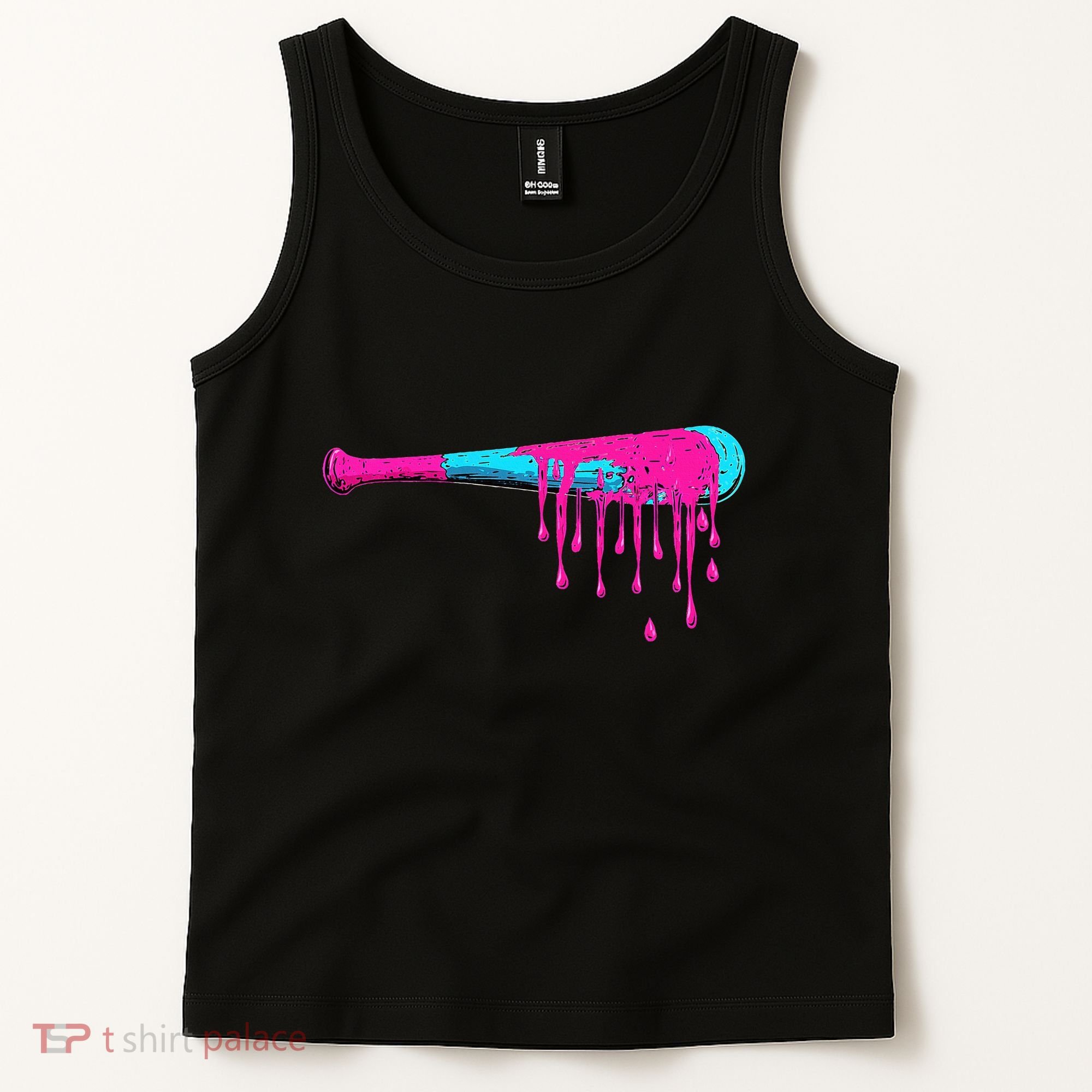 Baseball Bat Drip Tank Top