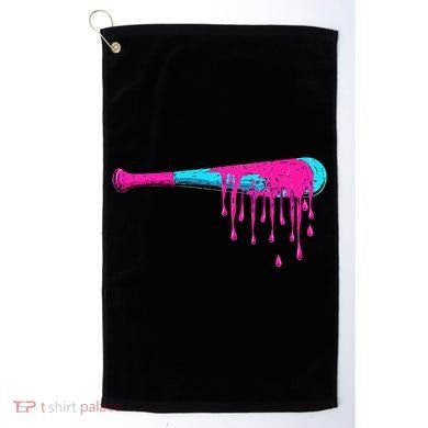 Baseball Bat Drip Golf Towel