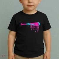 Baseball Bat Drip Toddler T-Shirt thumb 2