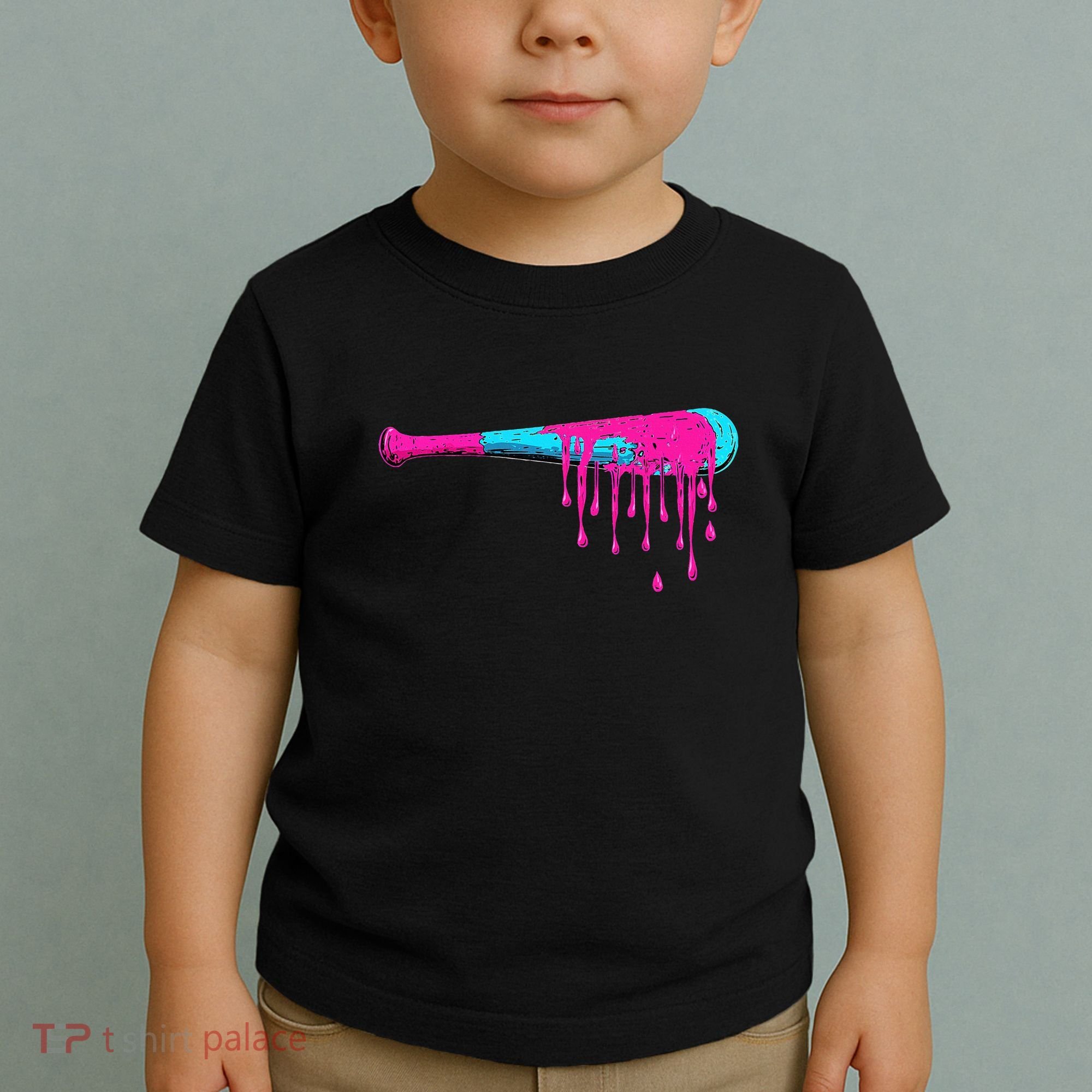 Baseball Bat Drip Toddler T-Shirt