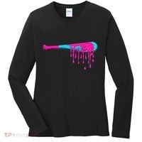 Baseball Bat Drip Women's Long Sleeve Shirt thumb 0