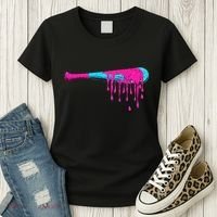 Baseball Bat Drip Women's T-Shirt thumb 3