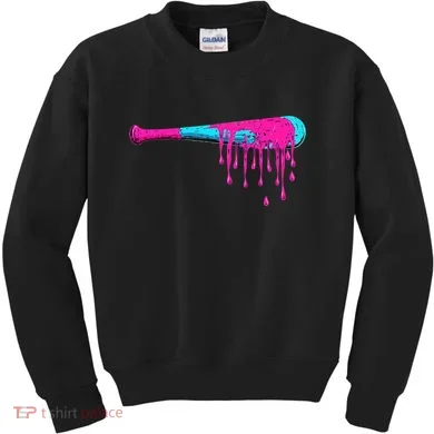 Baseball Bat Drip Kids Sweatshirt