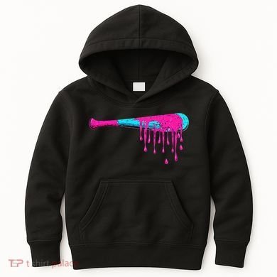 Baseball Bat Drip Kids Hoodie