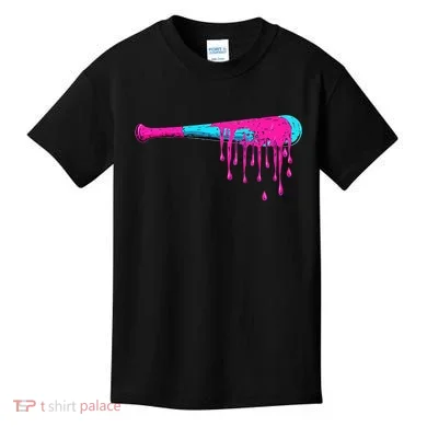 Baseball Bat Drip Kids T-Shirt