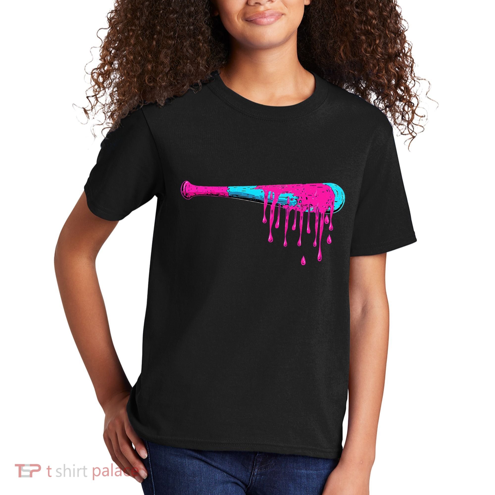 Baseball Bat Drip Kids T-Shirt