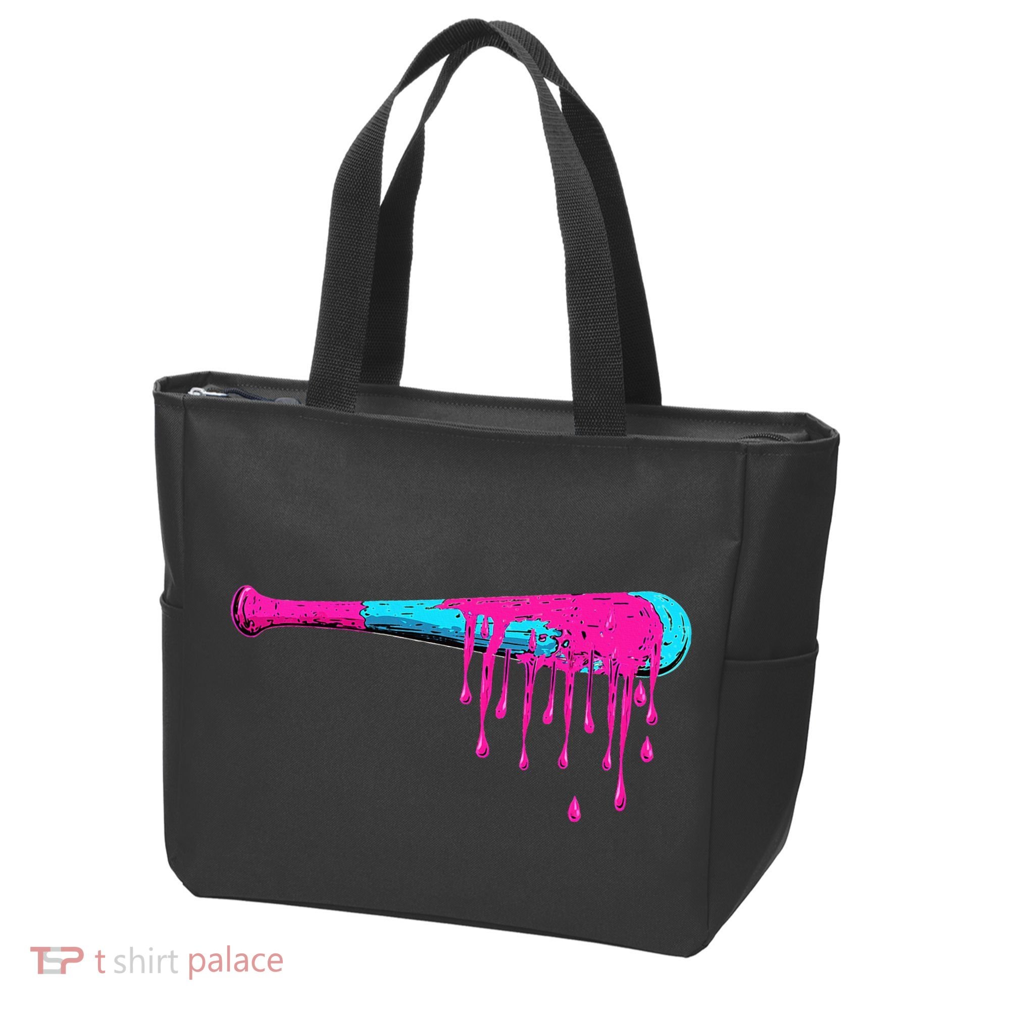 Baseball Bat Drip Tote Bag