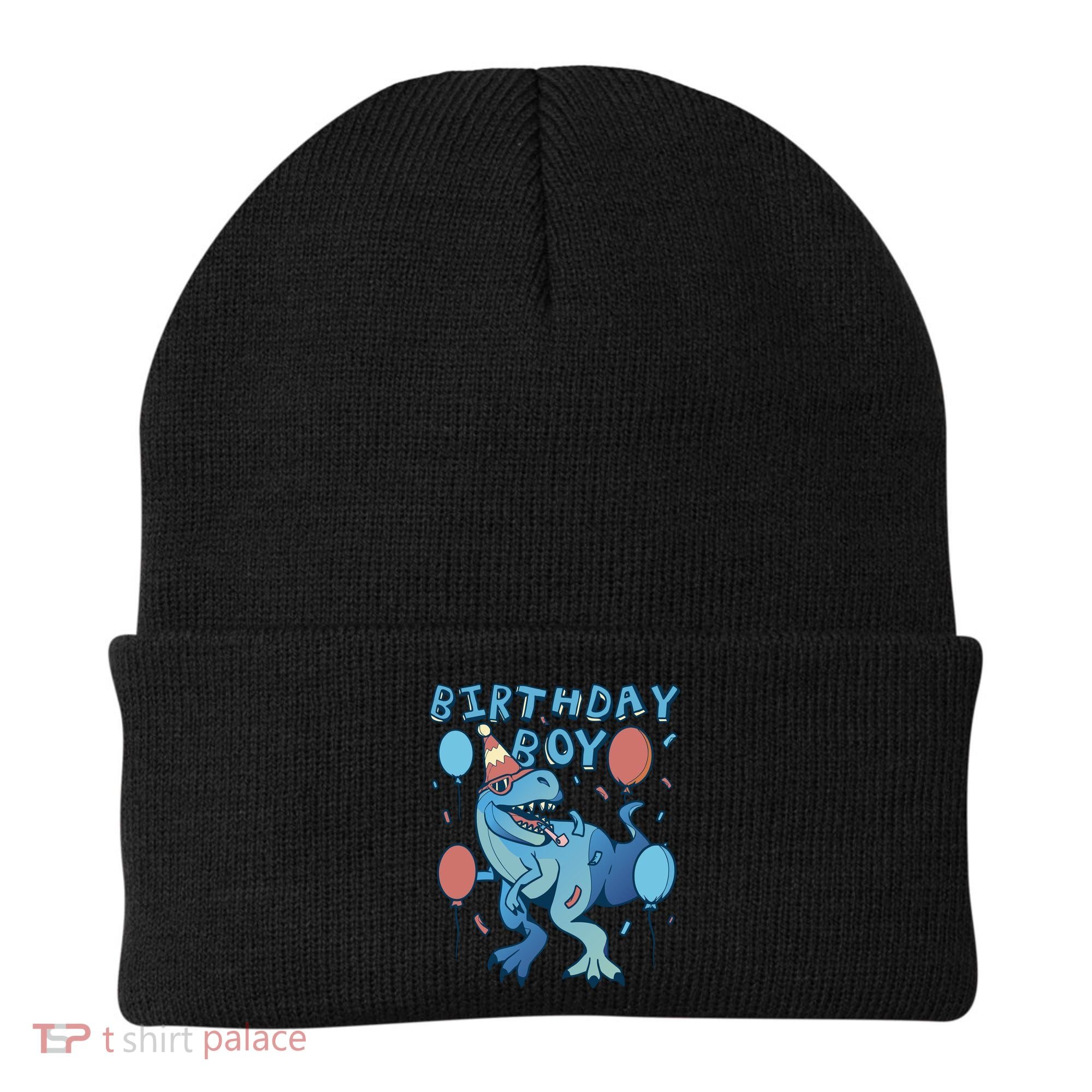 Birthday Boy Dinosaur Celebration Beanie