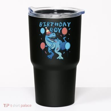 Birthday Boy Dinosaur Celebration Tumbler