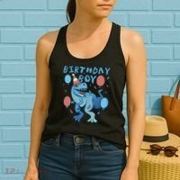 Birthday Boy Dinosaur Celebration Women's Tank Top thumb 2
