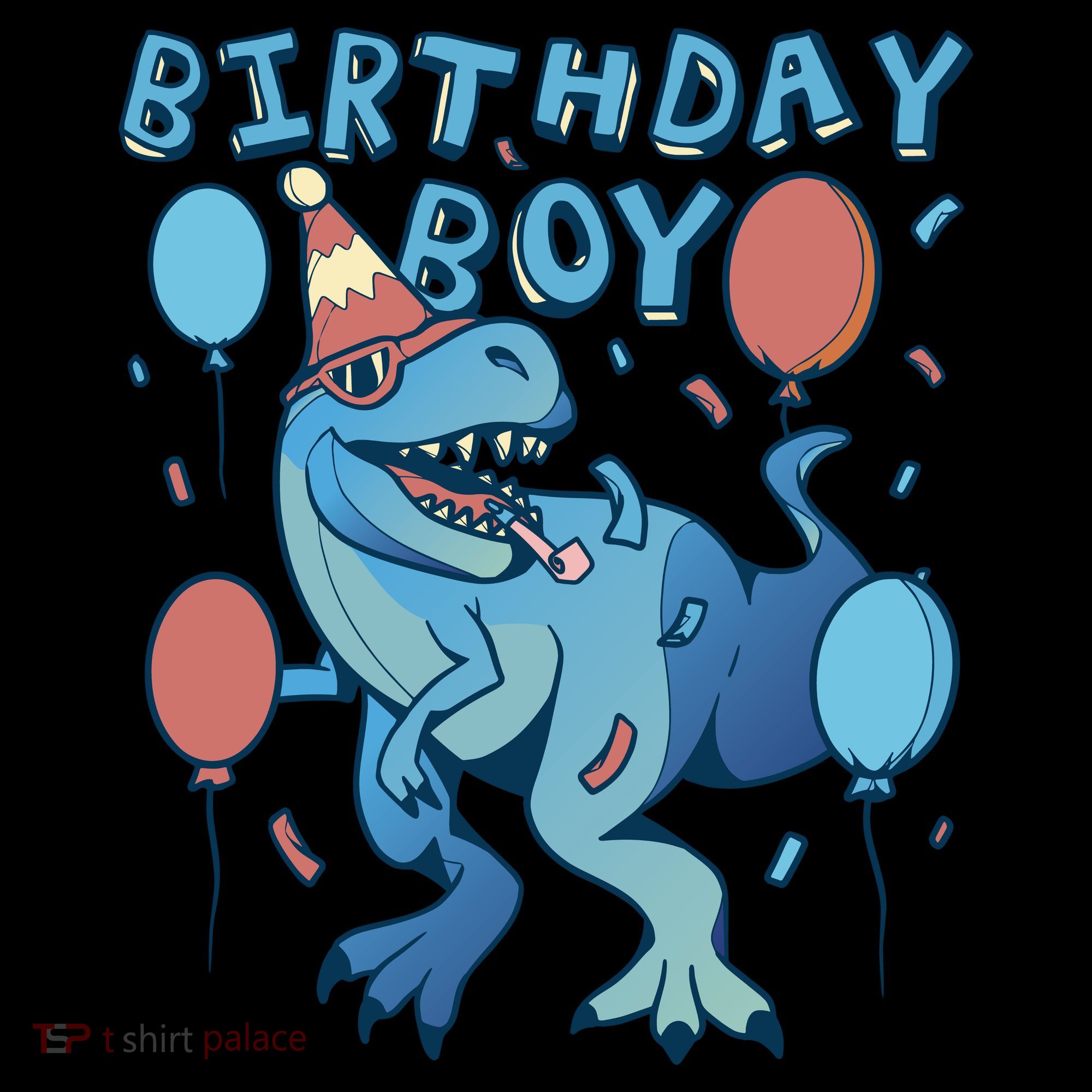 Birthday Boy Dinosaur Celebration Tank Top