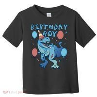 Birthday Boy Dinosaur Celebration Toddler T-Shirt thumb 0