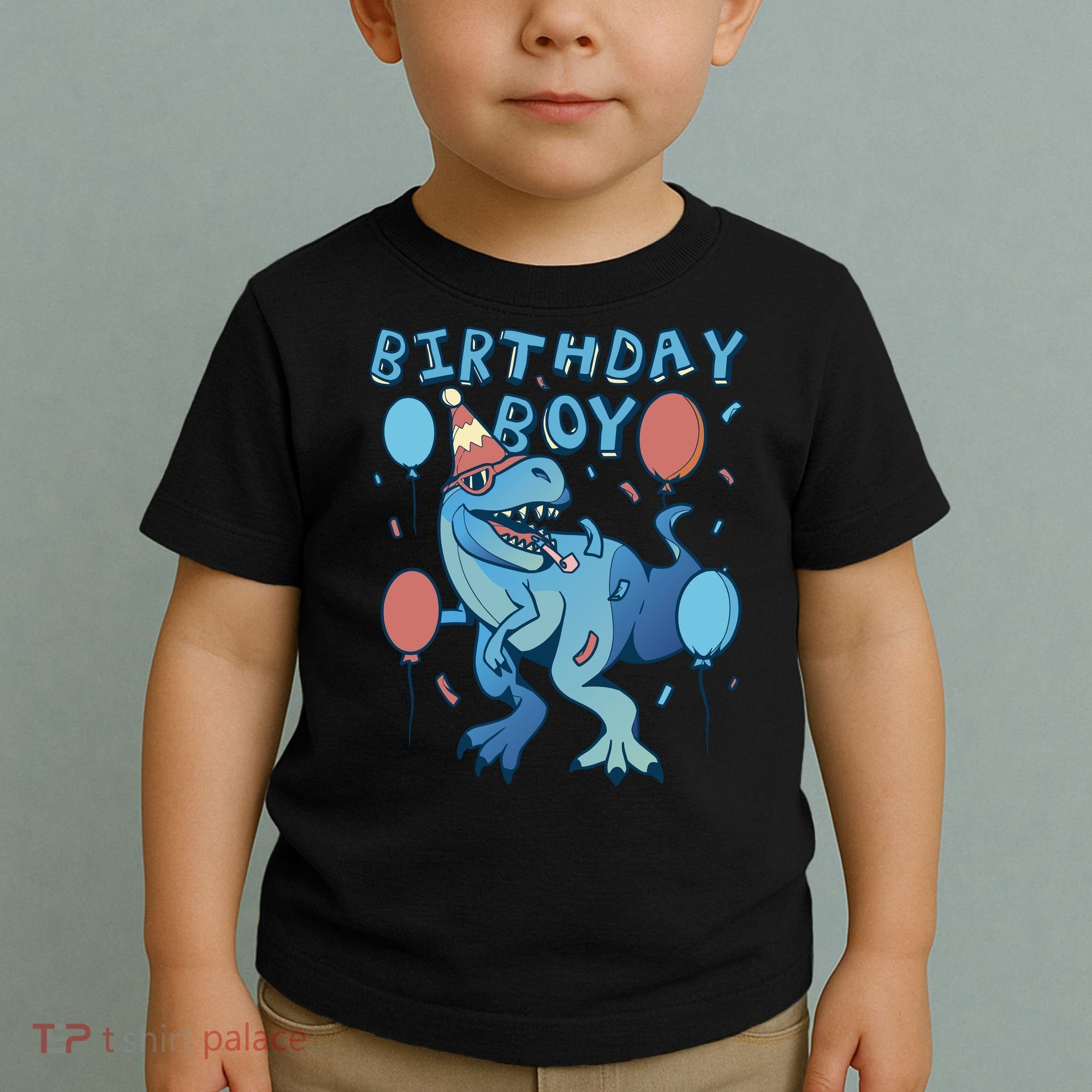 Birthday Boy Dinosaur Celebration Toddler T-Shirt
