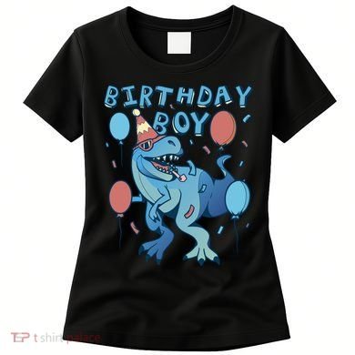 Birthday Boy Dinosaur Celebration Women's T-Shirt