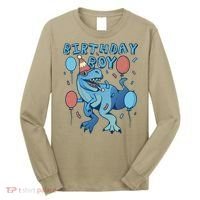 Birthday Boy Dinosaur Celebration Long Sleeve Shirt thumb 0