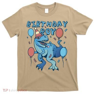 Birthday Boy Dinosaur Celebration T-Shirt