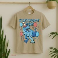 Birthday Boy Dinosaur Celebration T-Shirt thumb 2