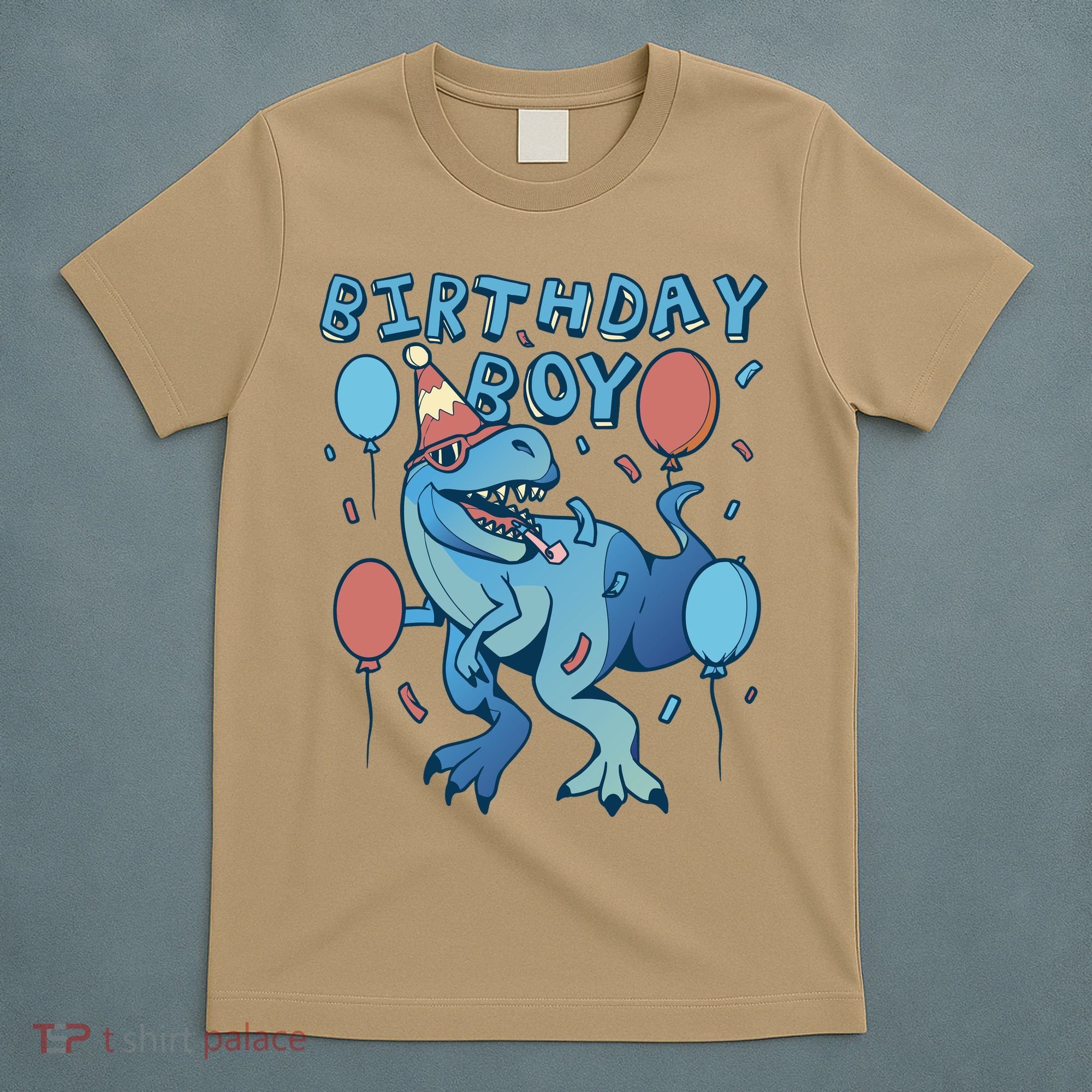 Birthday Boy Dinosaur Celebration T-Shirt
