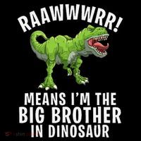 Big Brother Dinosaur Ornament thumb 1