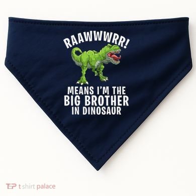Big Brother Dinosaur USA-Made Doggie Bandana