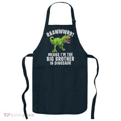 Big Brother Dinosaur Apron