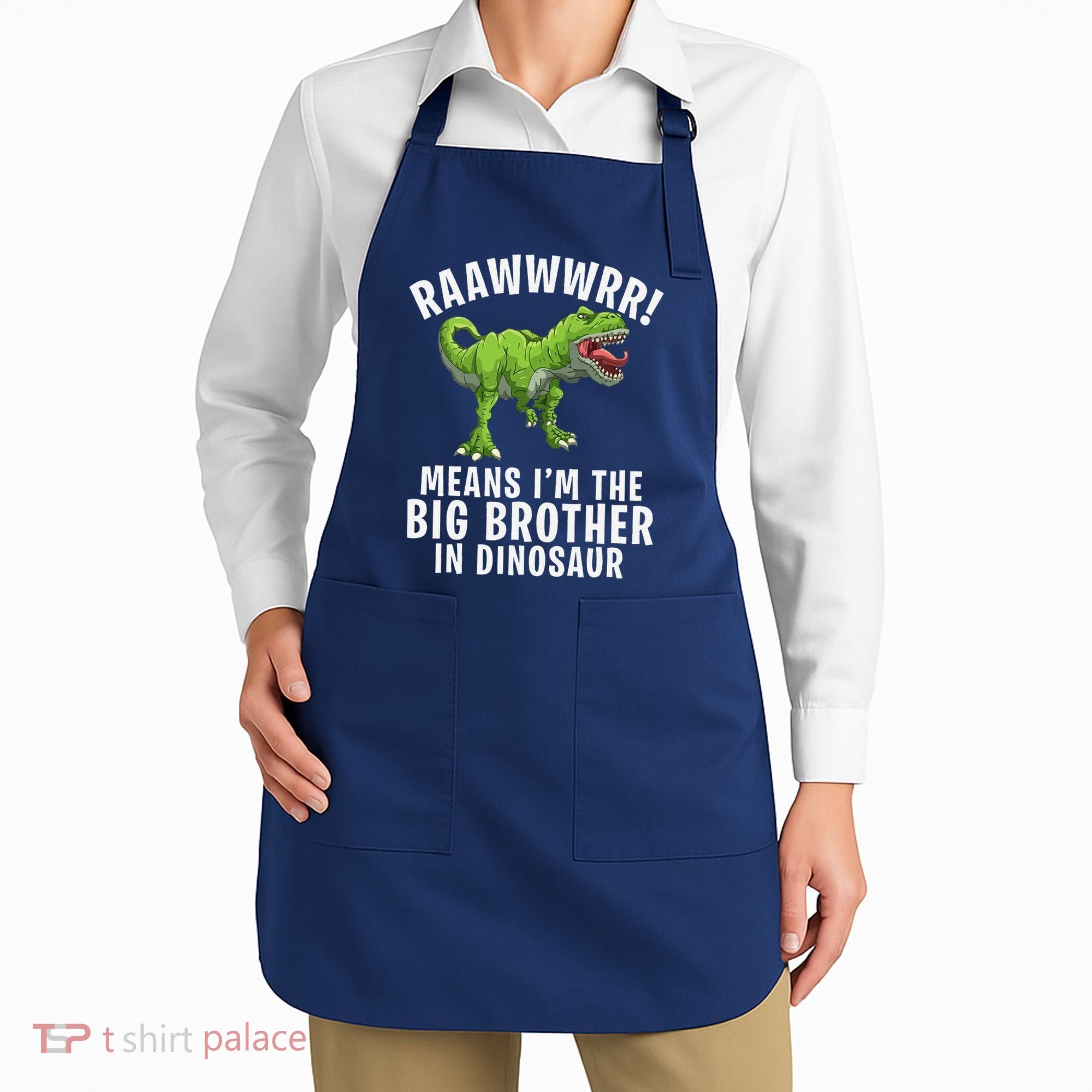 Big Brother Dinosaur Apron