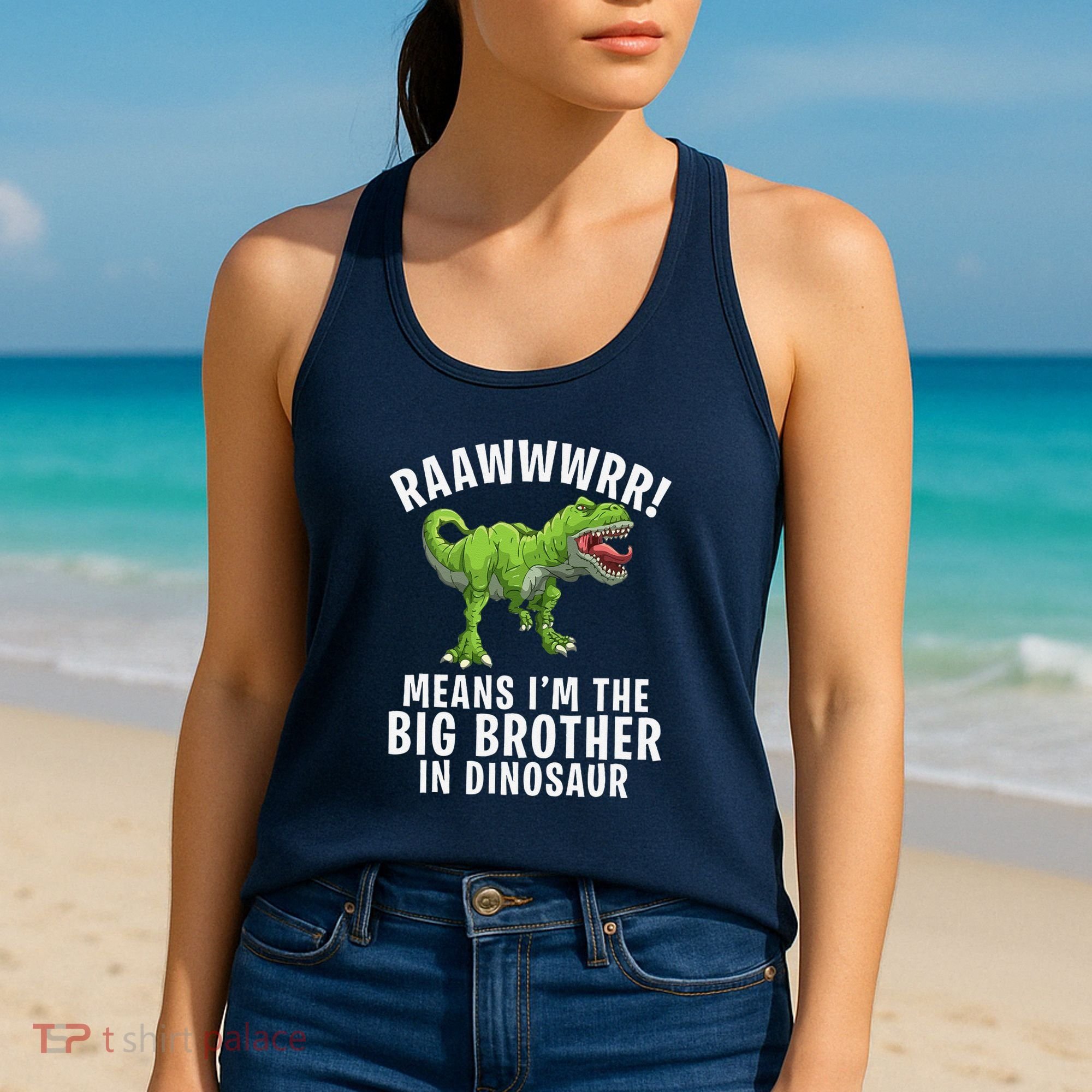 Big Brother Dinosaur Women's Tank Top