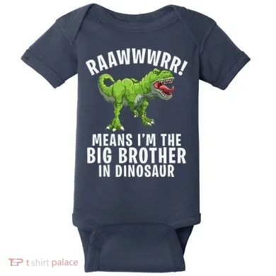 Big Brother Dinosaur Baby Bodysuit