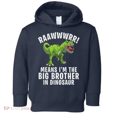 Big Brother Dinosaur Toddler Hoodie