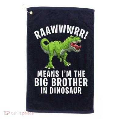 Big Brother Dinosaur Golf Towel