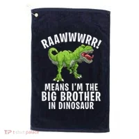 Big Brother Dinosaur Golf Towel thumb 0
