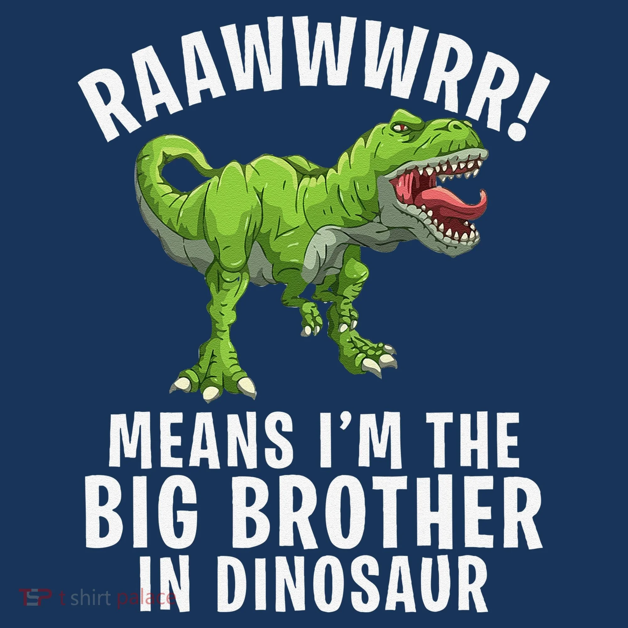 Big Brother Dinosaur Golf Towel