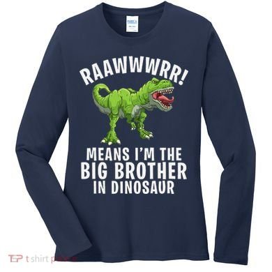 Big Brother Dinosaur Women's Long Sleeve Shirt