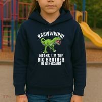 Big Brother Dinosaur Kids Hoodie thumb 3