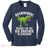Big Brother Dinosaur Kids Long Sleeve Shirt thumb 0