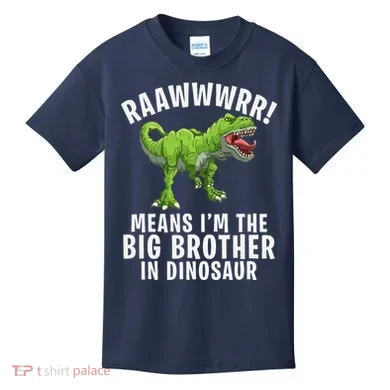 Big Brother Dinosaur Kids T-Shirt