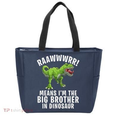 Big Brother Dinosaur Tote Bag