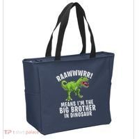Big Brother Dinosaur Tote Bag thumb 2