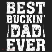 Best Buckin Dad Ever Deer Hunters FatherS Day Cool Gift Beanie thumb 2