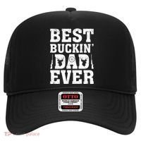 Best Buckin Dad Ever Deer Hunters FatherS Day Cool Gift Hat thumb 0