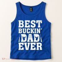 Best Buckin Dad Ever Deer Hunters FatherS Day Cool Gift Tank Top thumb 2